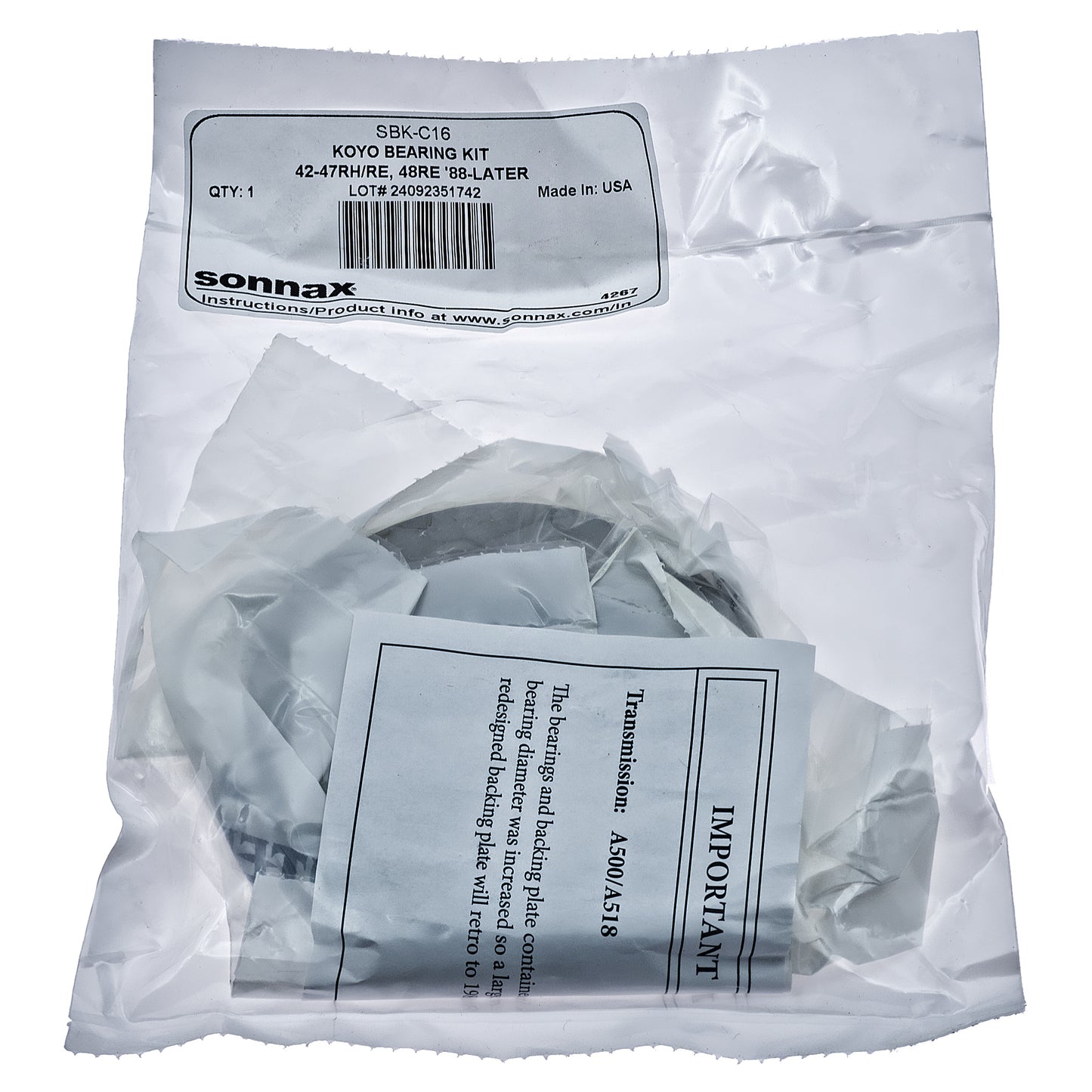 47RH/RE - 48RE Thrust Bearing Kit