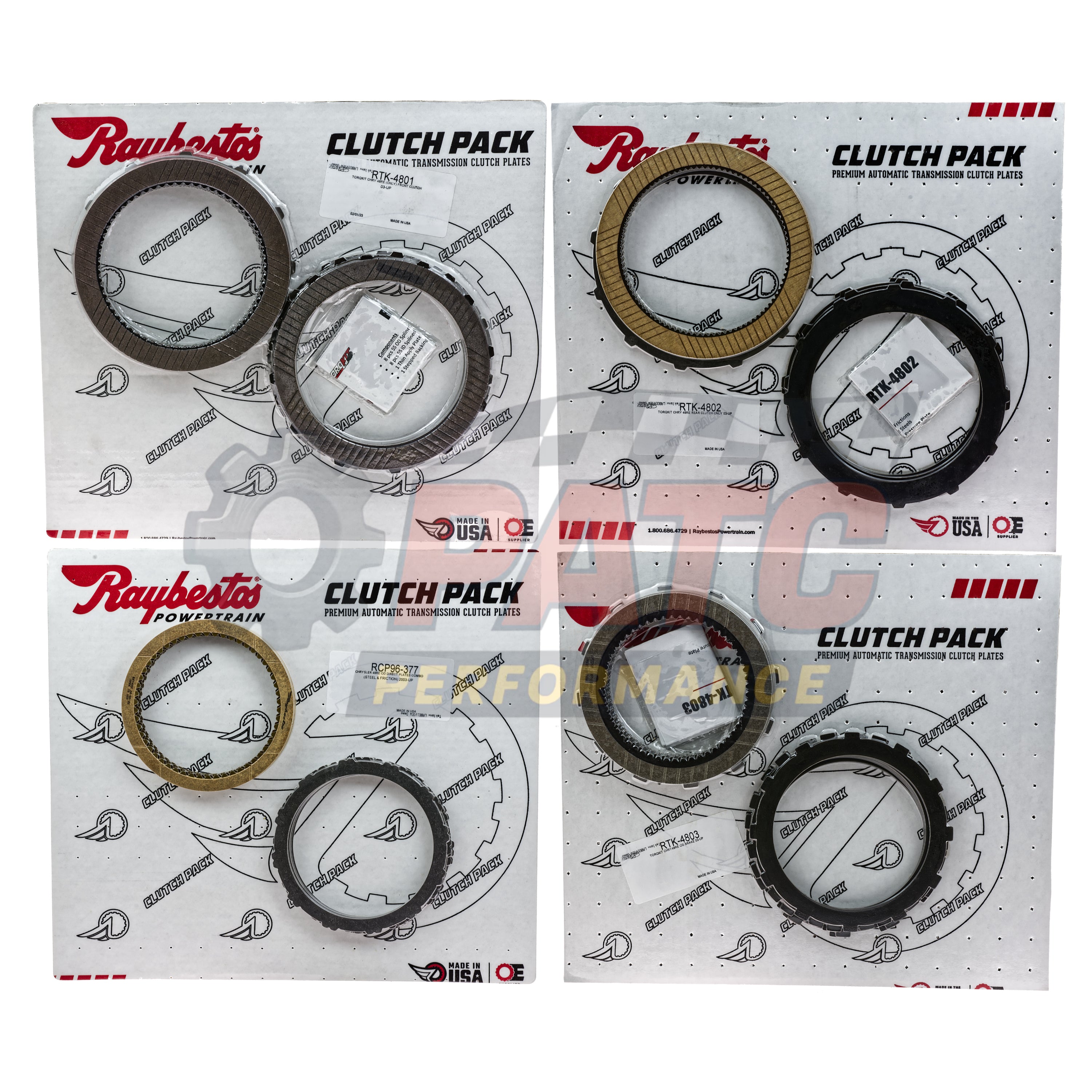 47RE 48RE Direct Clutch Pack Kit W/ Raybestos GPZ113 & TJS Steels – Make It A 6-Packer, USA Made