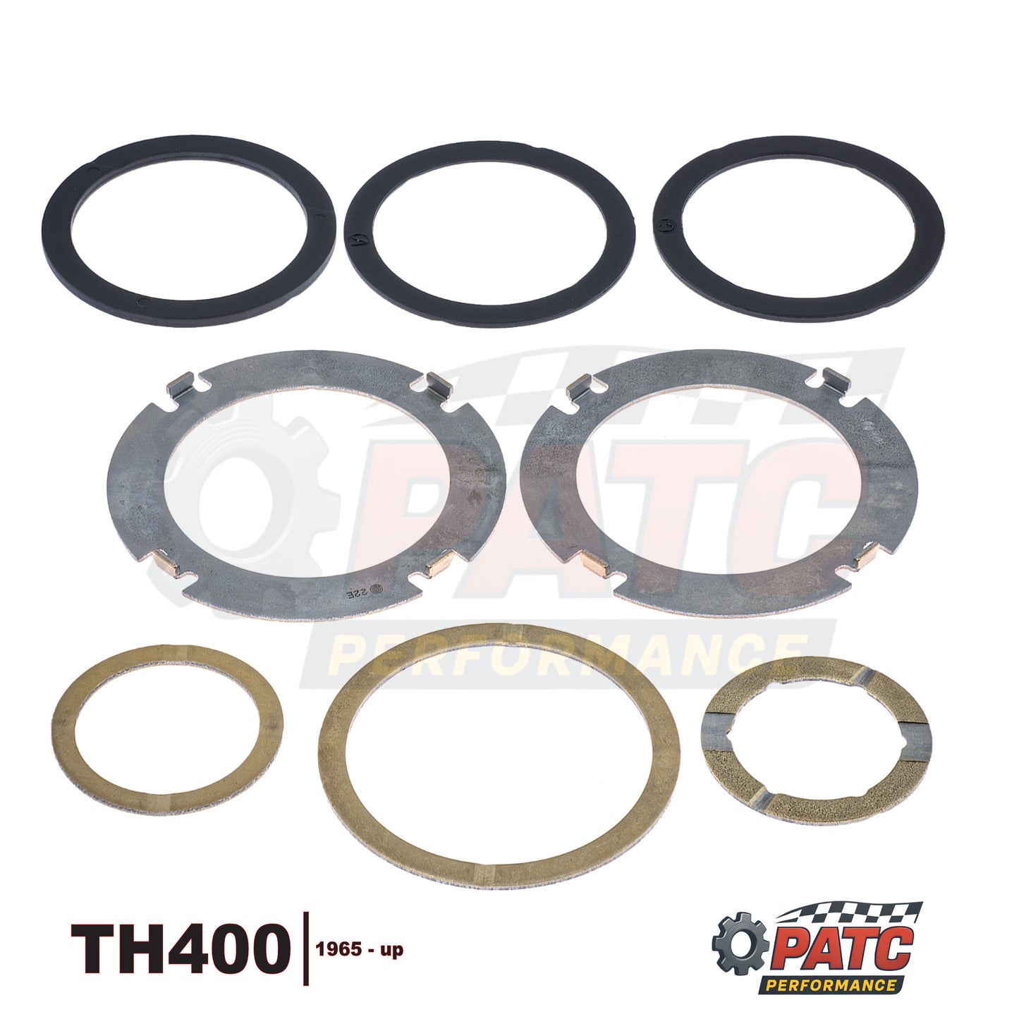 TH400 TH375 Thrust Washer Set w/Selectives - 1965-up