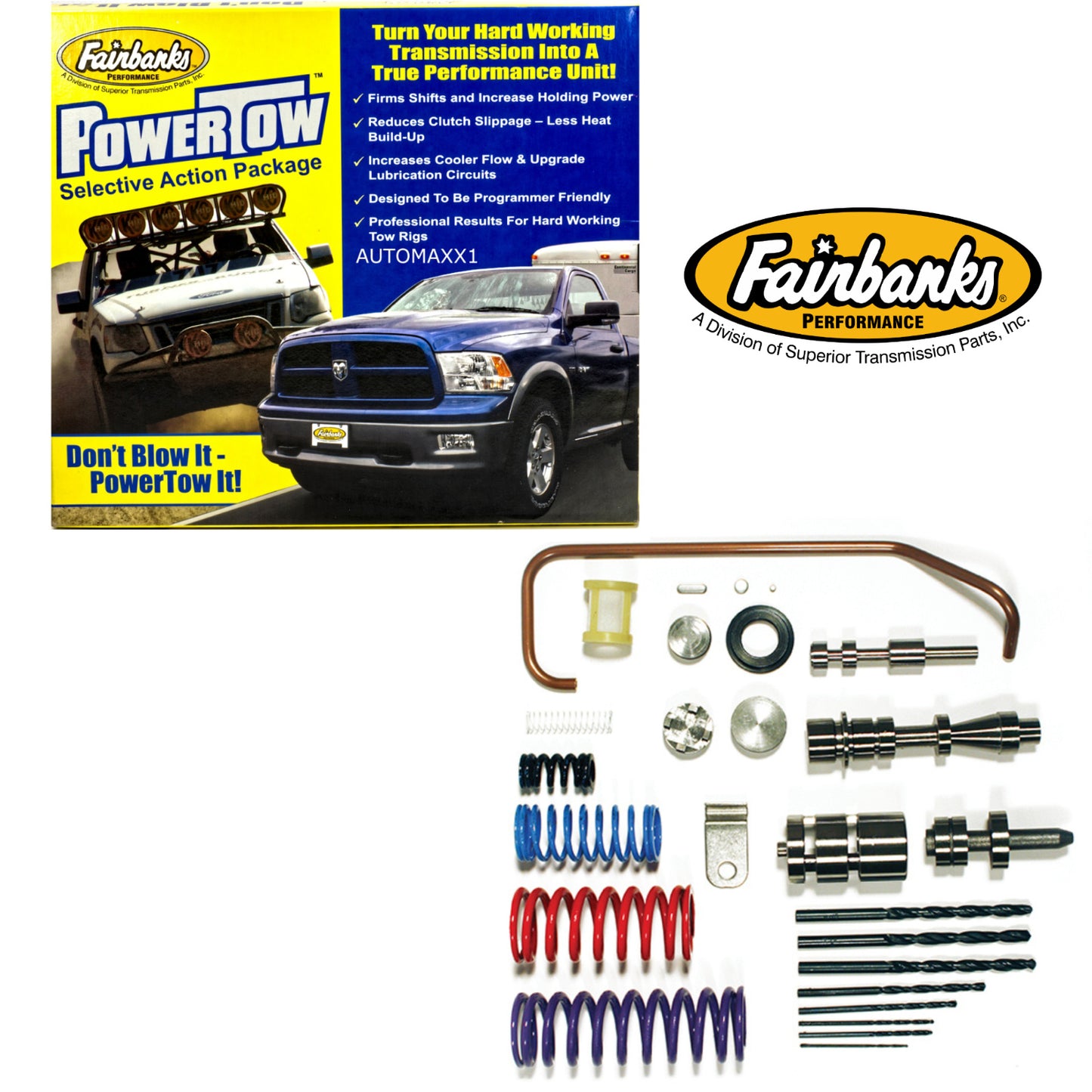 4L80E 4L85E Valve Body Upgrade Kit - Fairbanks PowerTow PT-4L80E