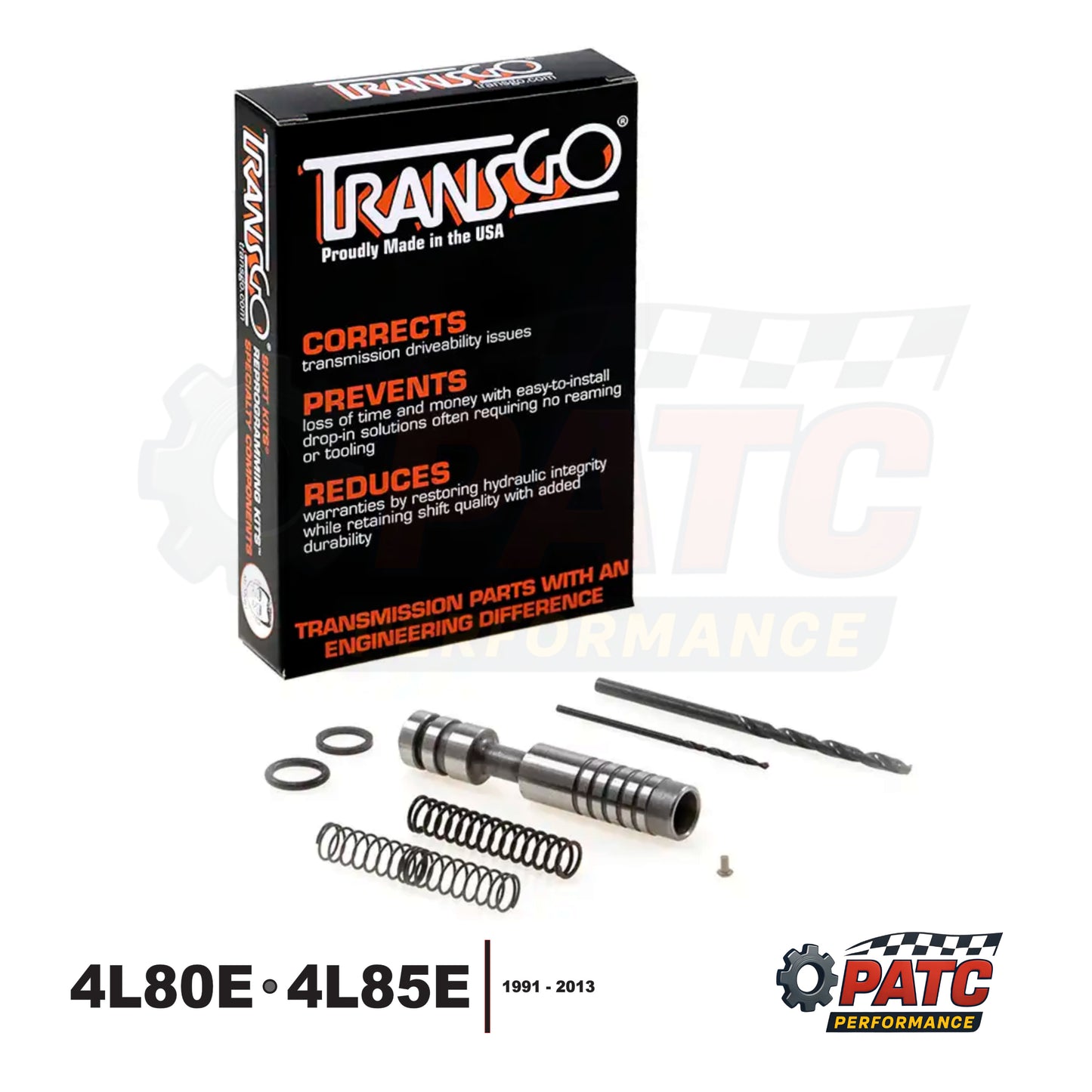4L80E 4L85E TCC Regulator - Lock-Up Valve Kit - TransGo 4L80E-TCC