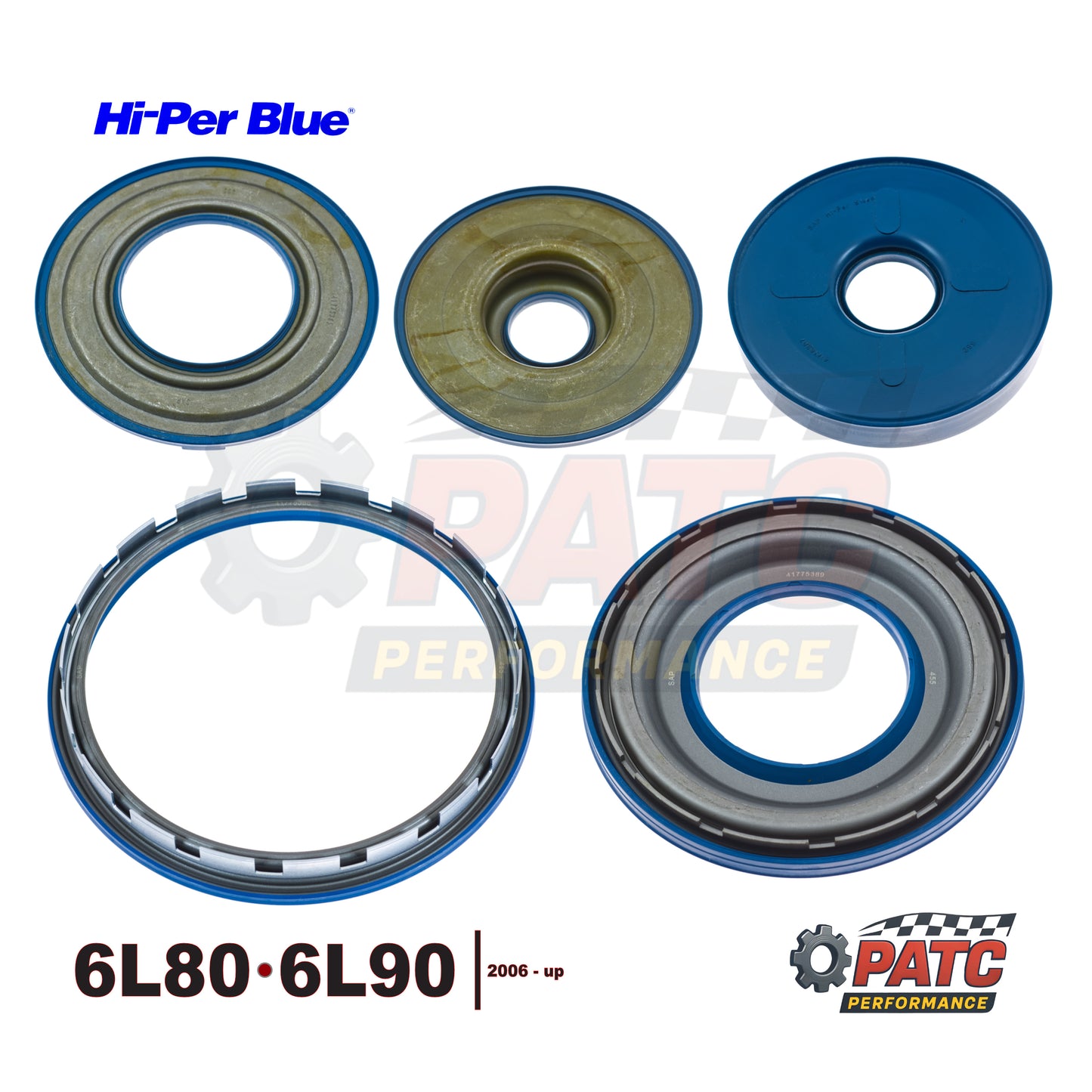 6L80 6L90 Performance Bonded Piston Set Hi-Per Blue™