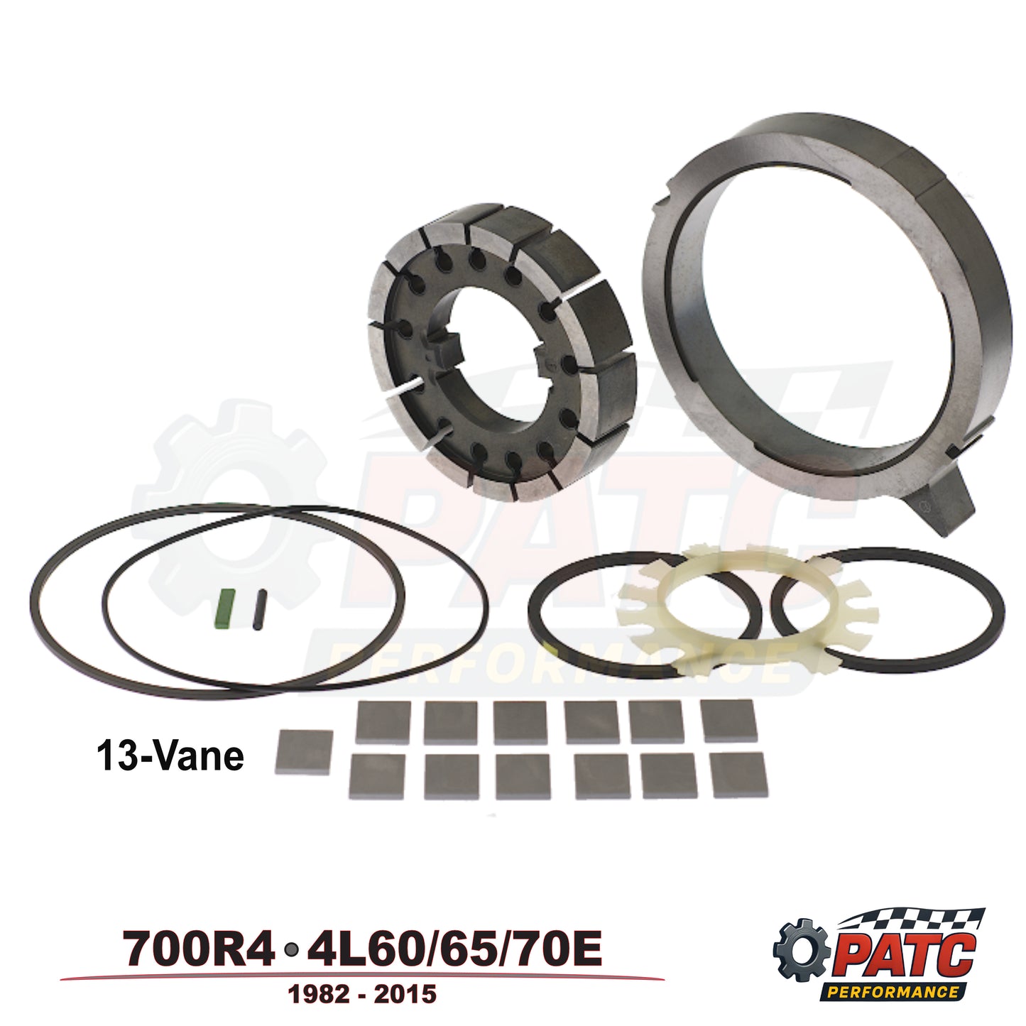 4L60E 4L65E 4L70E Pump : Rotor, Slide, Rings Guide Kit - 13-Vane 1997-2015