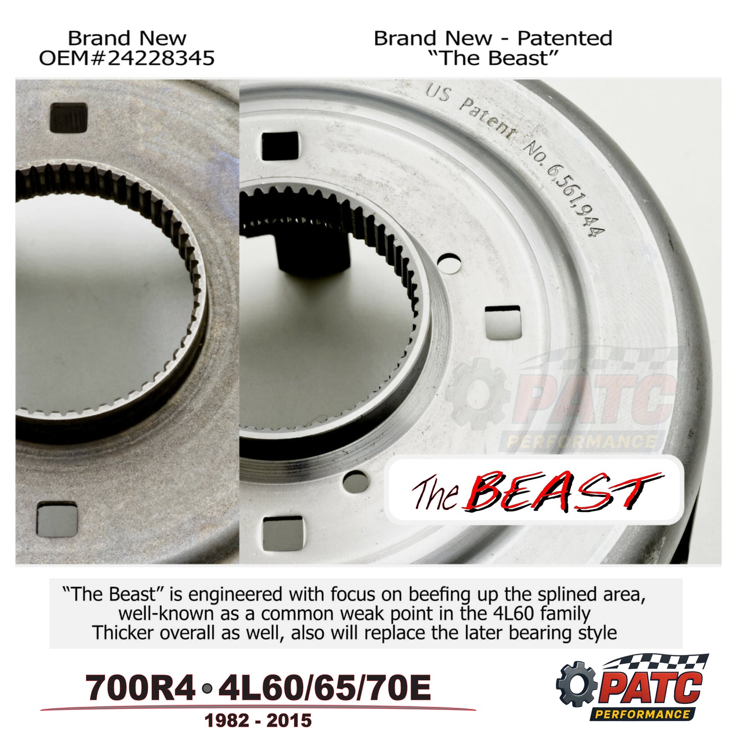 4L60/65/70E Heavy Duty Sun Shell - Genuine The Beast