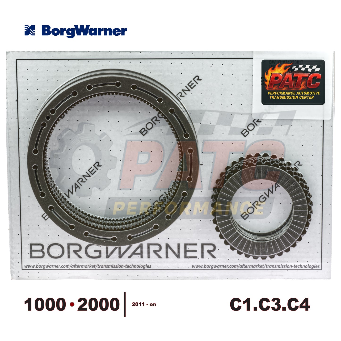 Allison 1000 / 2000 Performance C1-C3-C4 Clutch Kit - BorgWarner High Energy