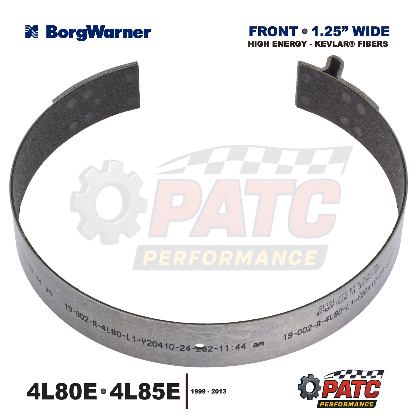 4L80E 4L85E Front or Intermediate Band 1.25" Wide, High Energy OEM BorgWarner