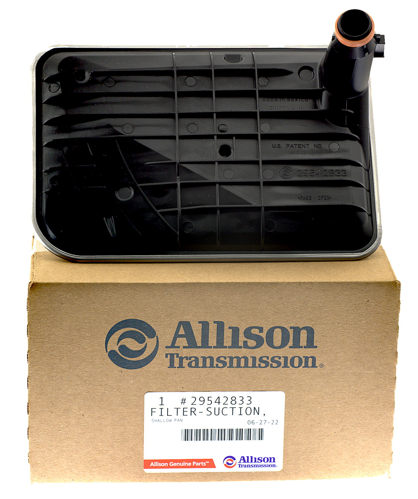 2011up ALLISON 10002000 Transmission Oil Filter Service Kit Shallow Pan