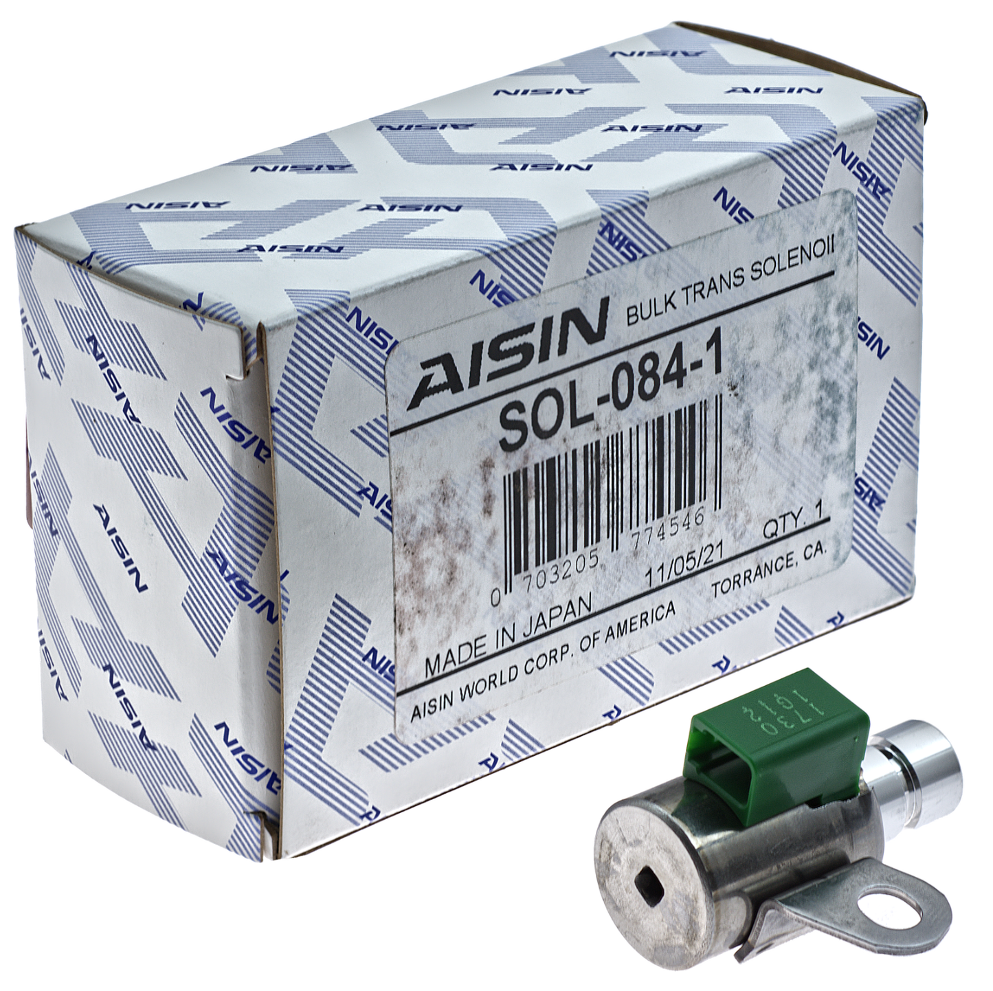 AS69RC RAM Transmission Shift Solenoid S1 Green Connector Genuine AISIN OEM