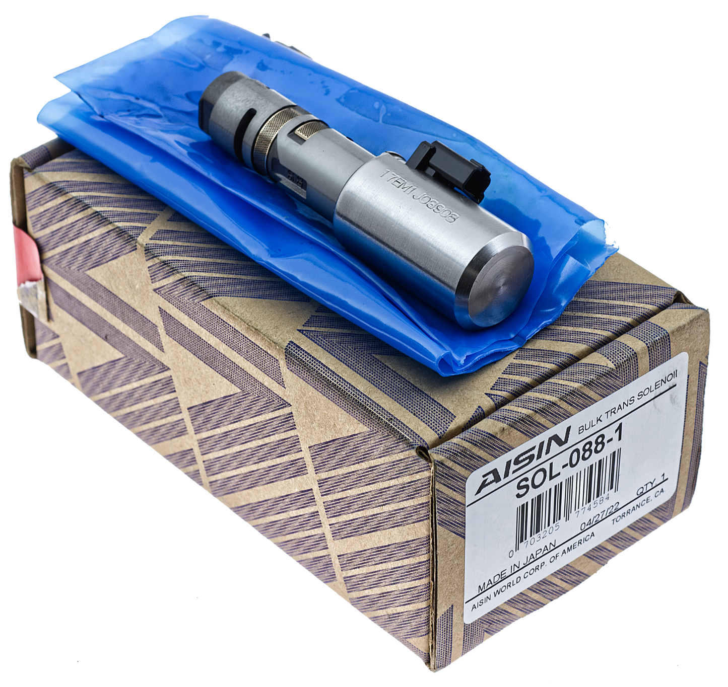 AS69RC RAM Transmission Solenoid SL2 SL3 Black Connector Genuine Aisin OEM
