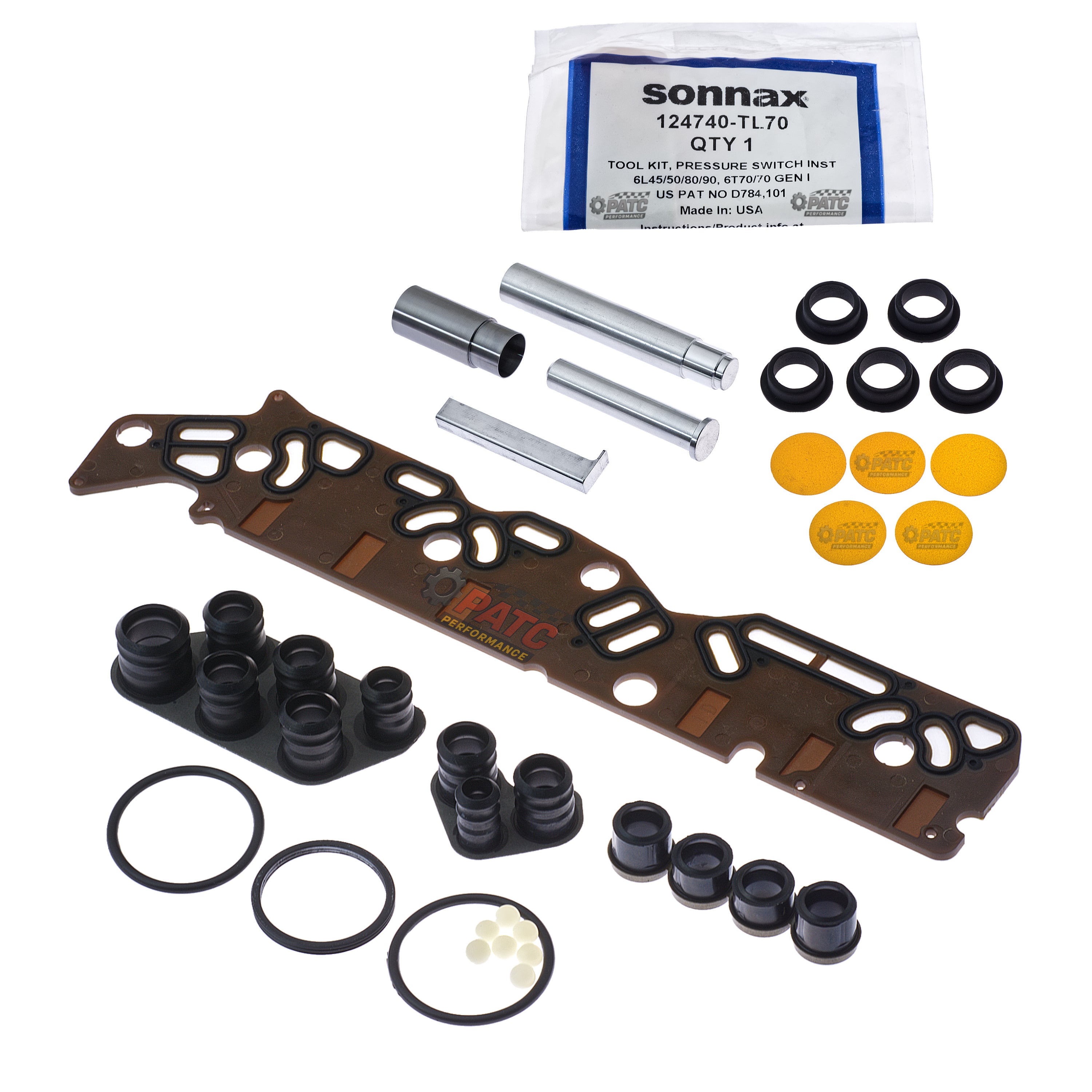 6L45/50 6L80 6L90 Pressure Switch Repair Kit, TEHCM Service w/Tool