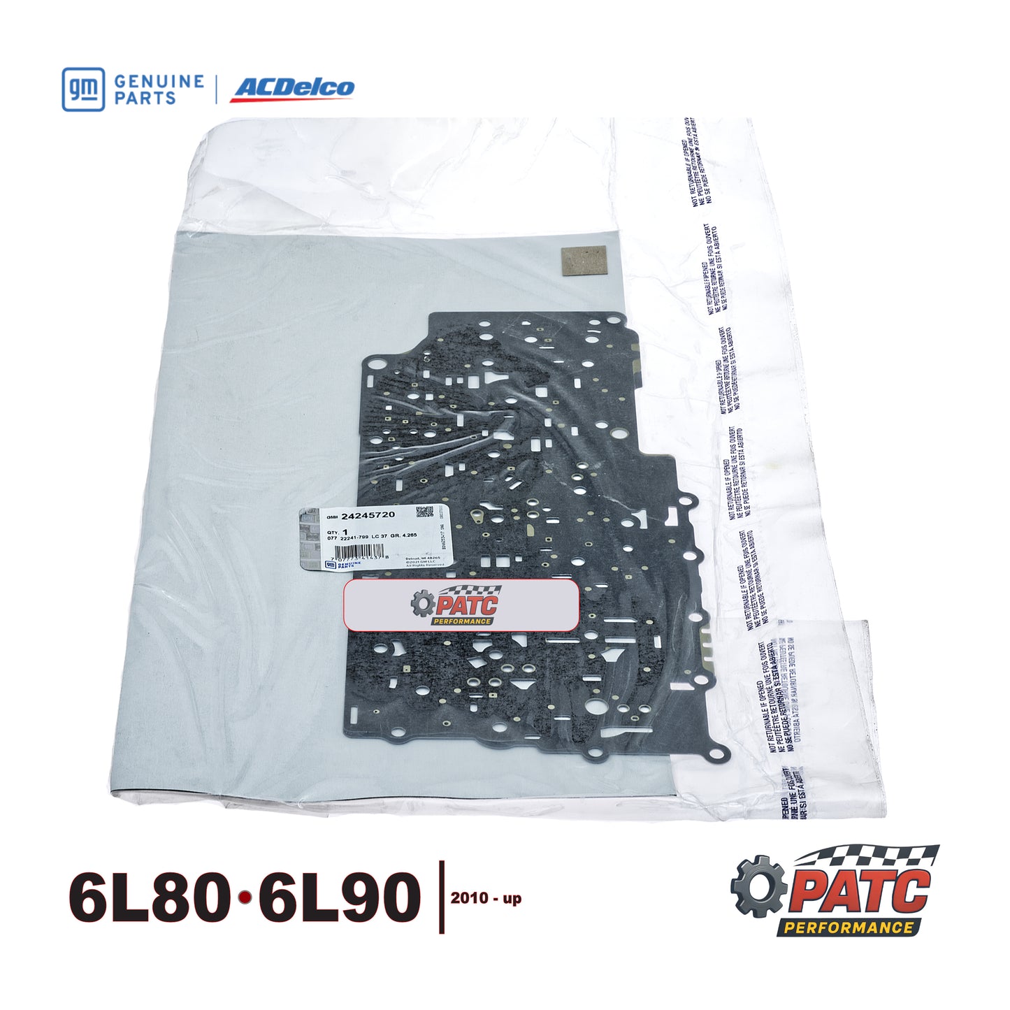 6L80 6L90 Valve Body Plate, 4th Design (Latest) - Genuine OEM 2010-on