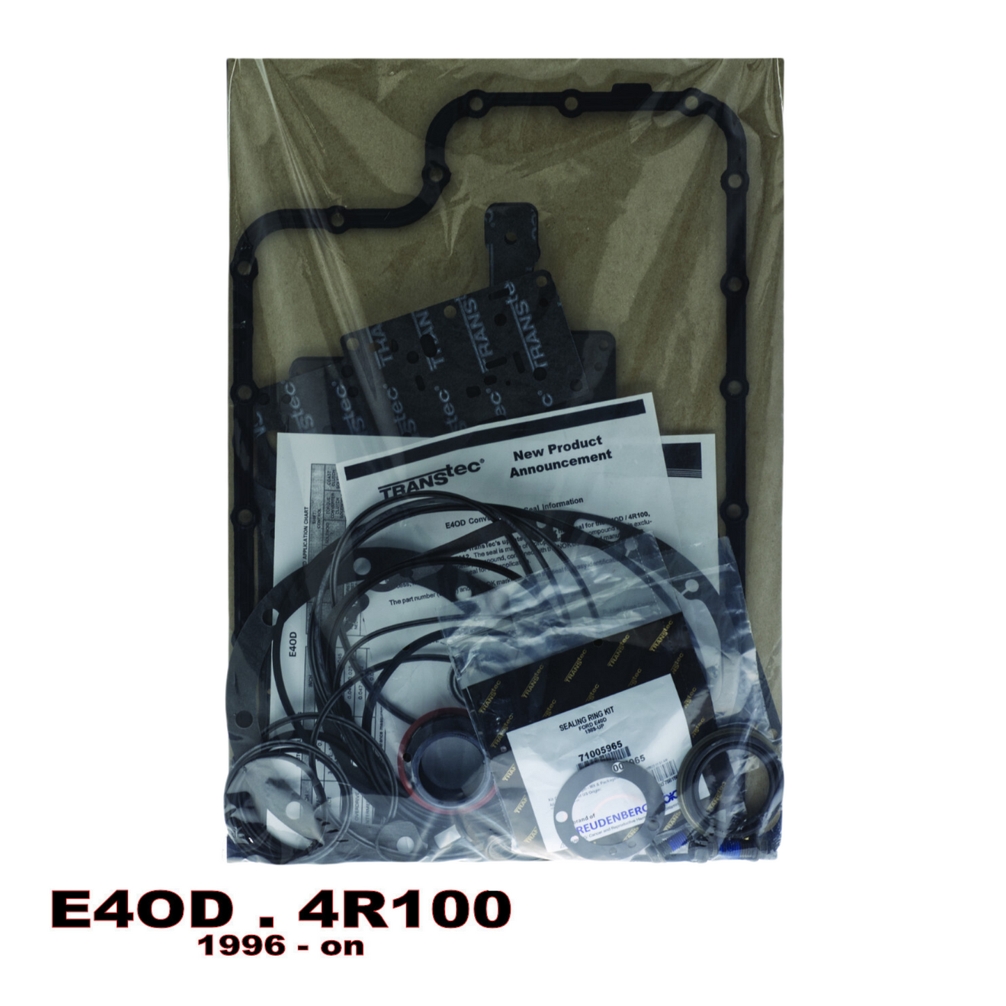 for Ford E4OD 4R100 Transmission Rebuild Master Kit BorgWarner less Steels 1998+