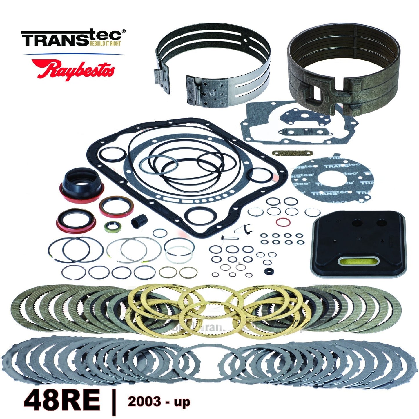 48RE Ram Transmission Master Rebuild Raybestos GPZ HD Friction Clutch Set 2003+