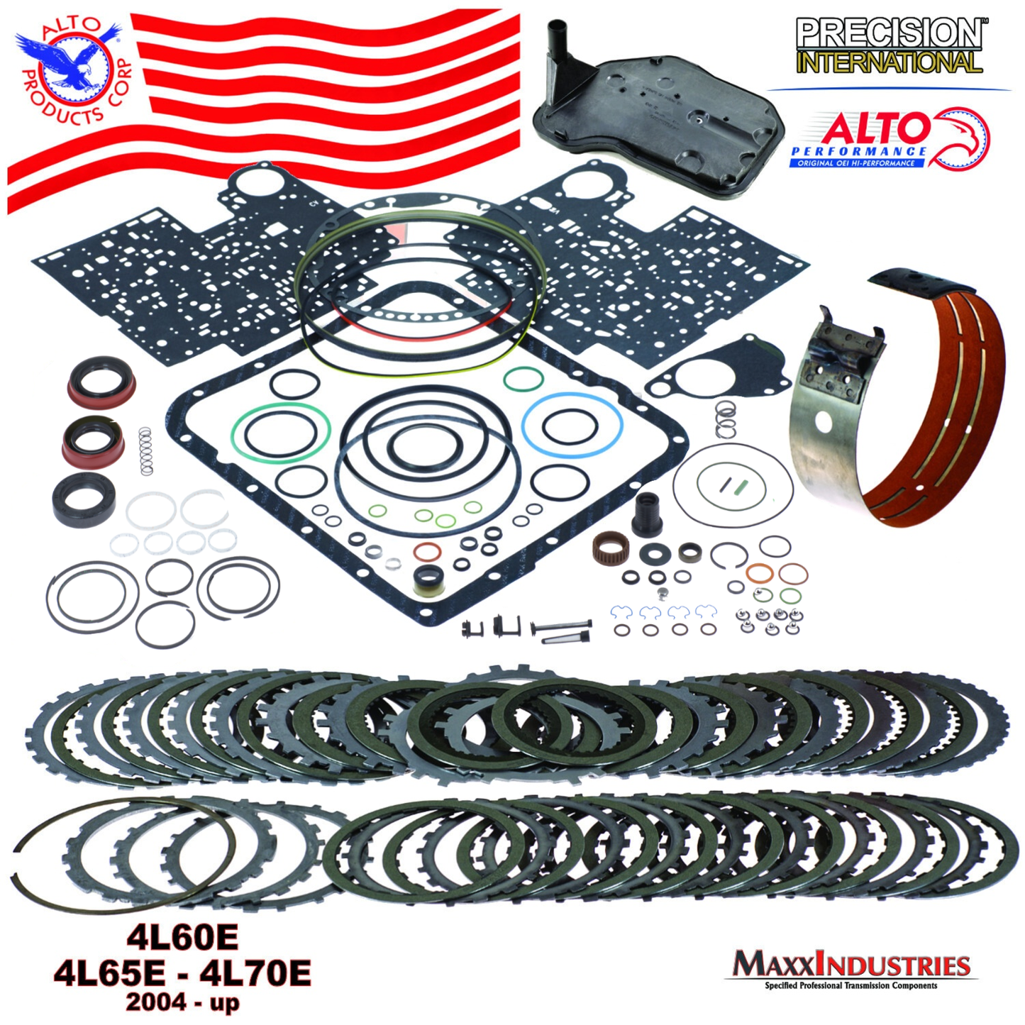 GM 4L60 4L65 4L70E Alto Commercial Super Master Rebuild Transmission Kit 2004+