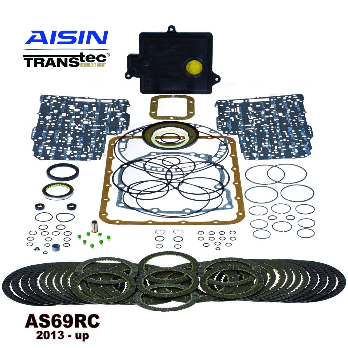 fits RAM AS69RC Transmission Master Rebuild Kit less Steels 2013+ 6.7L Cummins