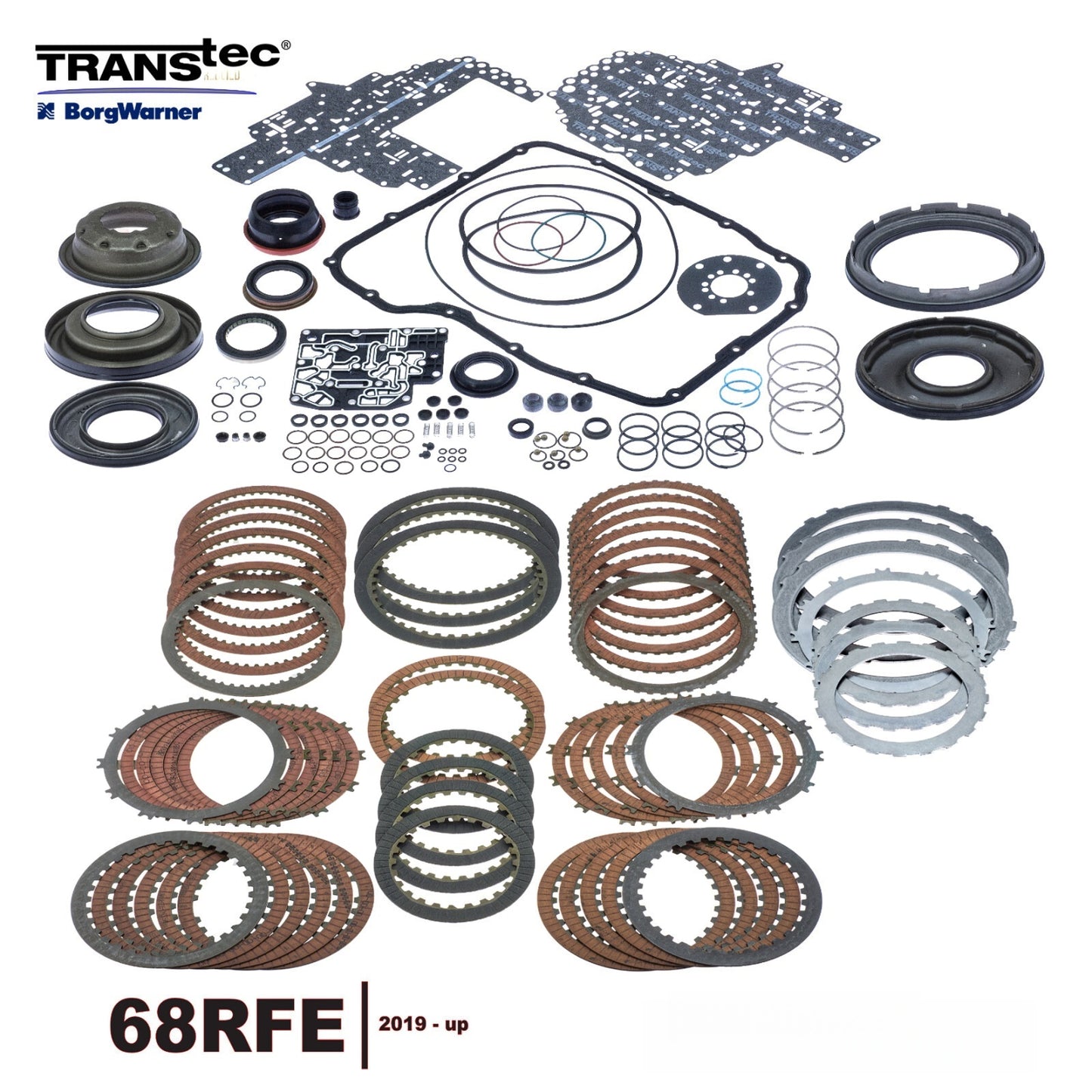 2019-24 68RFE Transmission Master Rebuild Kit OEM Clutches BorgWarner TransTec