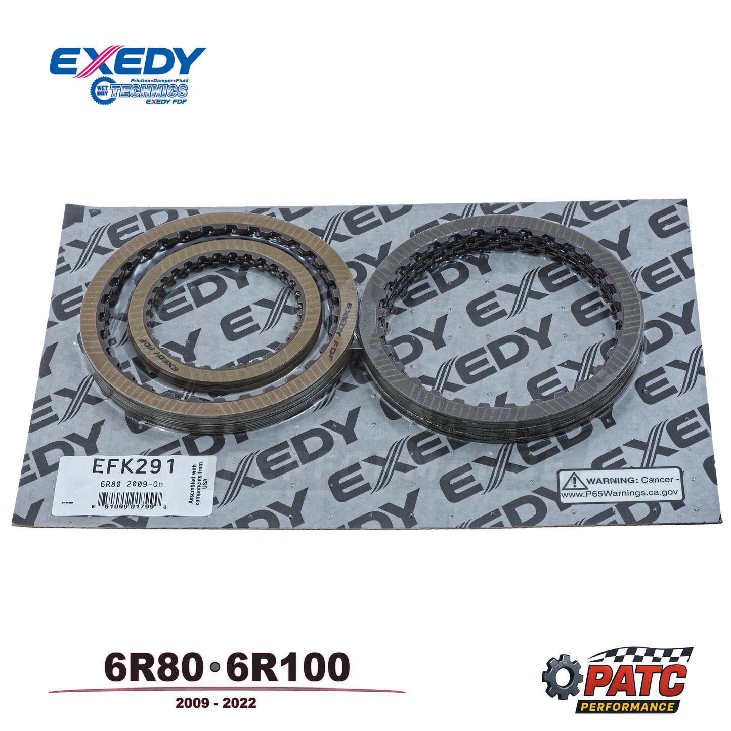 2009-2022 6R80 6R100 Ford Transmission Exedy Friction Clutches Set