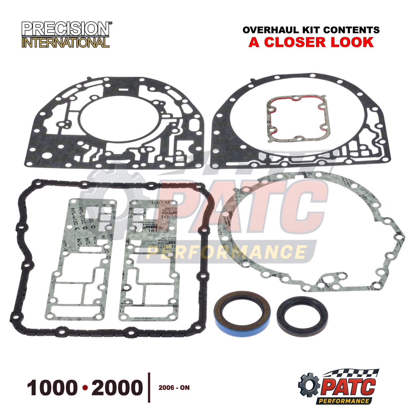 Allison 1000 / 2000 Performance Rebuild Kit 2006-10 Premium High Energy Clutches