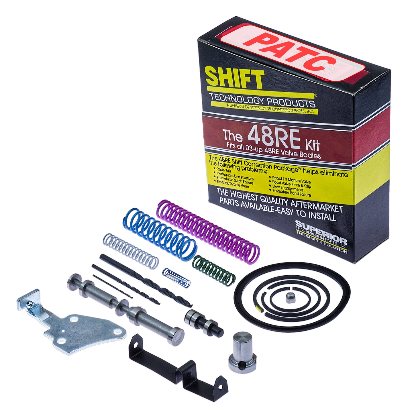 48RE SHIFT CORRECTION PACKAGE Valve Body Repair 2003-08 Gas and Diesel (K48RE)