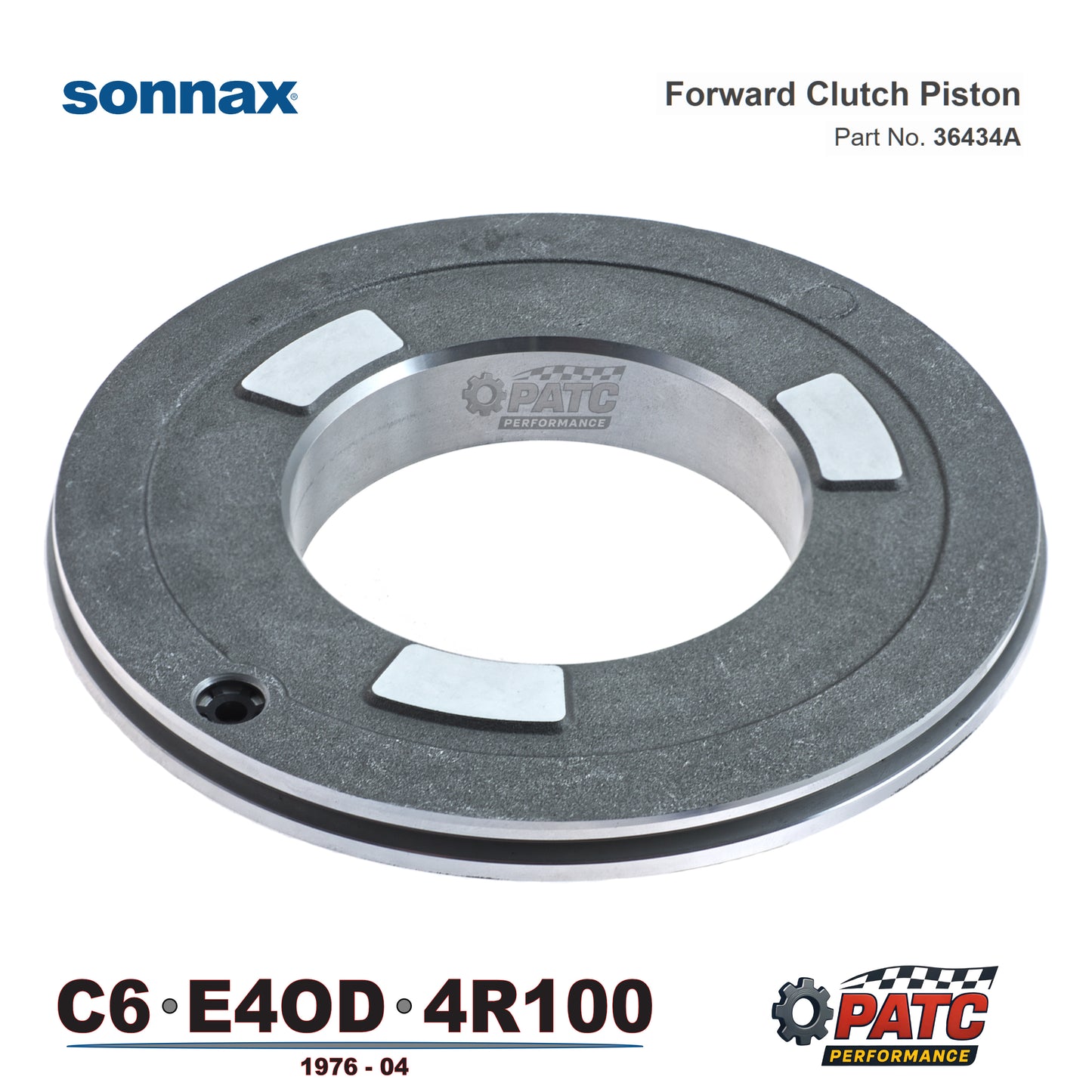 C6 E4OD 4R100 Forward Clutch Piston Assembly | Sonnax 36434A