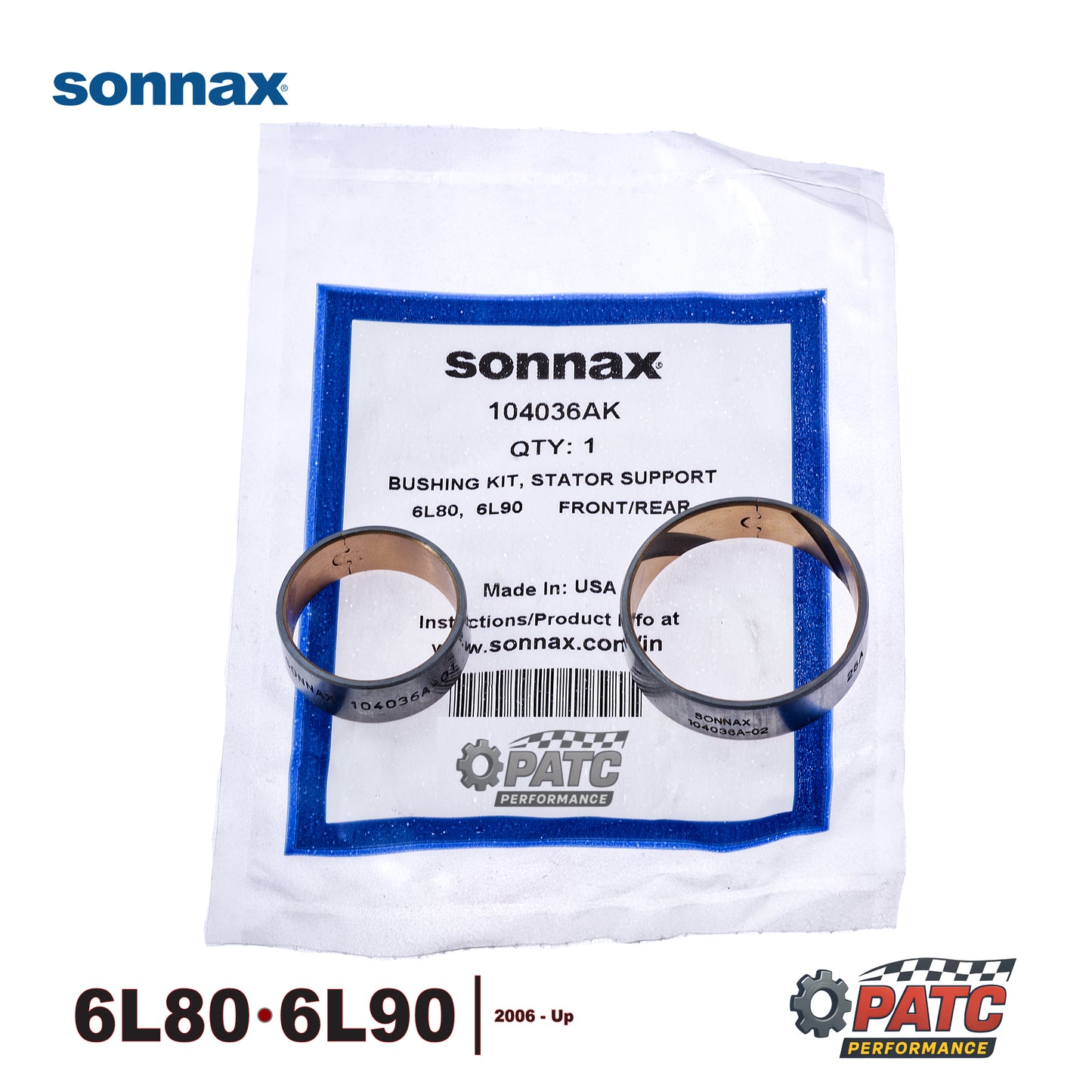 6L80 6L90 Pump Stator Support Bushing Set - Sonnax 104036AK