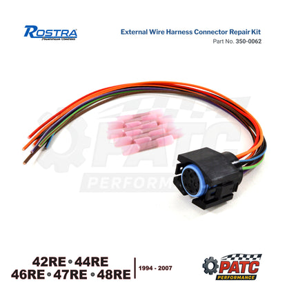 46RE 47RE 48RE External Wire Harness Repair Kit Pigtail - Rostra 350-0062
