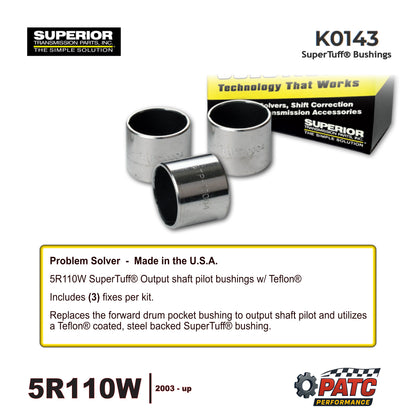 5R110W TorqShift Bushing SuperTuff® Output Shaft Pilot - Superior K0143