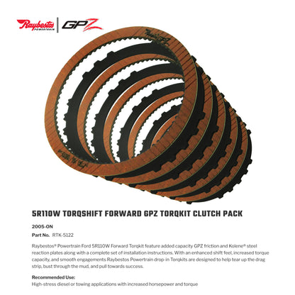 5R110W Performance - Forward Clutch TorqKit Clutch Pack 2005-up| Raybestos RTK-5122