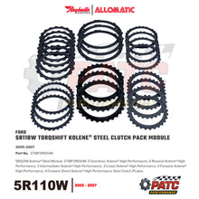 5R110W Performance - Kolene® Treated Steel Clutch Pack 2005-2007 | Raybestos STMFORD04K