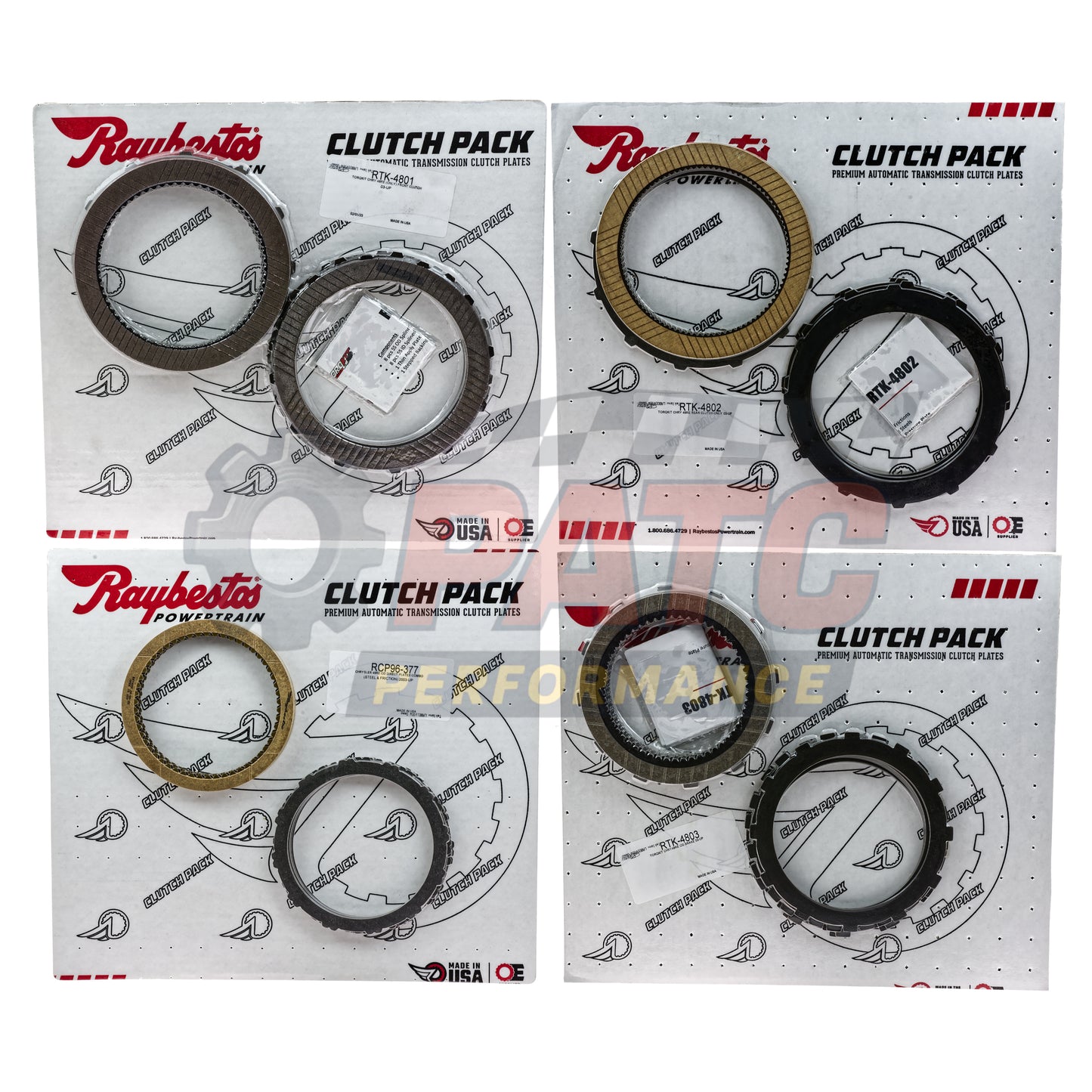48RE Transmission Performance Clutch Pack Raybestos GPZ Torqkit 2003+ RAM Cummins RCPTK-4800