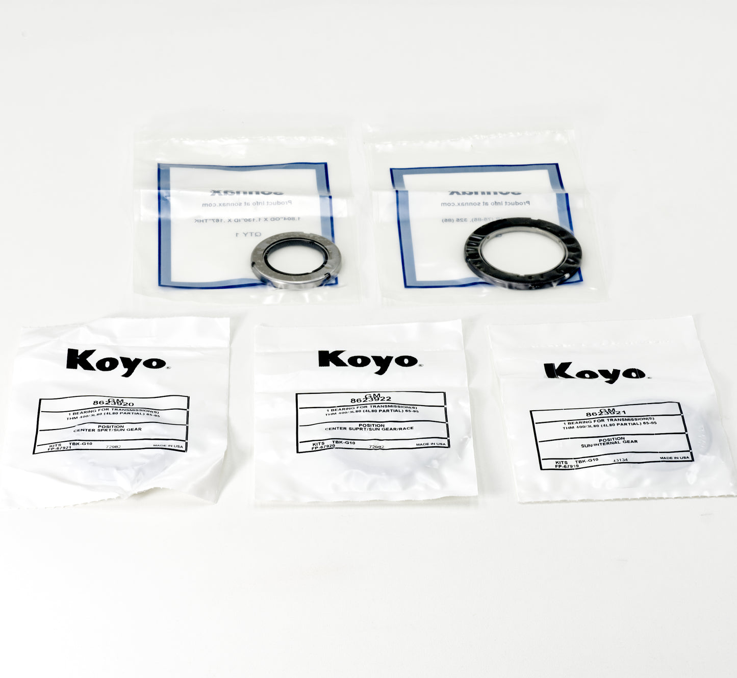 4L80E 4L85E Thrust Bearing Set - 1991-Up | Sonnax SBK-G20