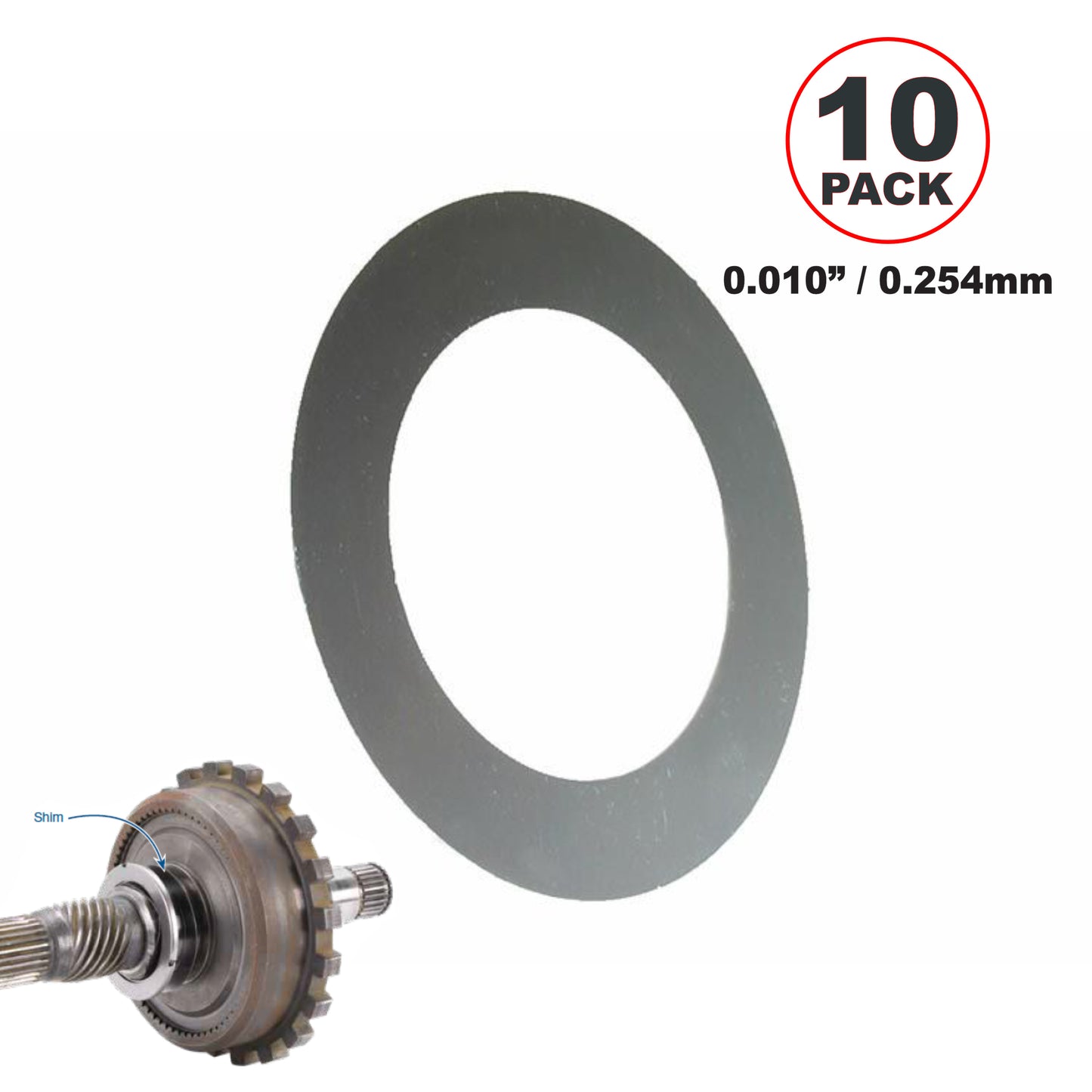 TH350/C 700R4/4L60E End-play Shim (Rear/Output) - Sonnax 77406-10
