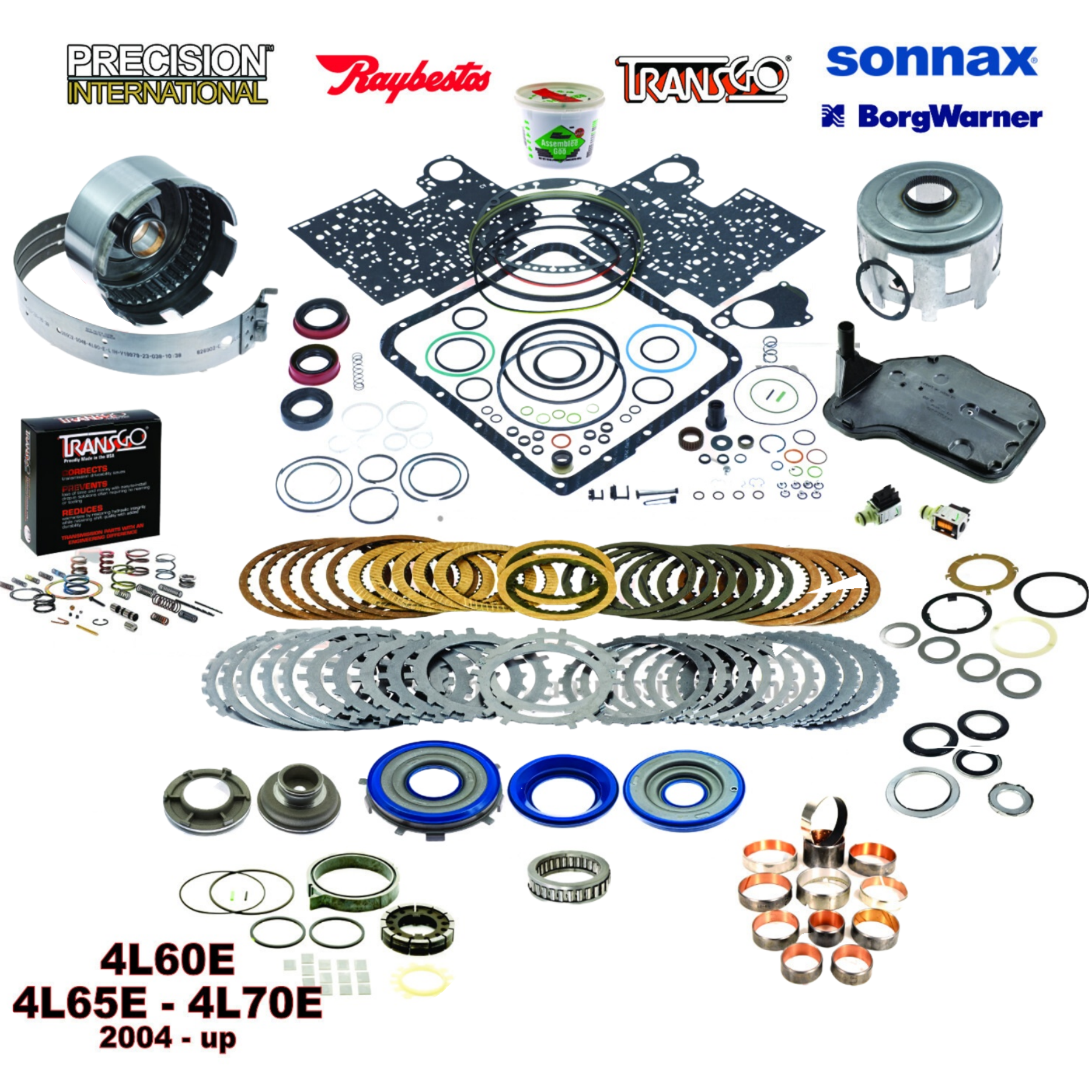 GM 4L60 4L65 4L65E Super Master Rebuild Transmission Kit 18 Pieces OEM ...