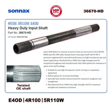 E4OD 4R100 5R110 Billet Input Shaft 300M HD Diesel Transmission (36670HD)