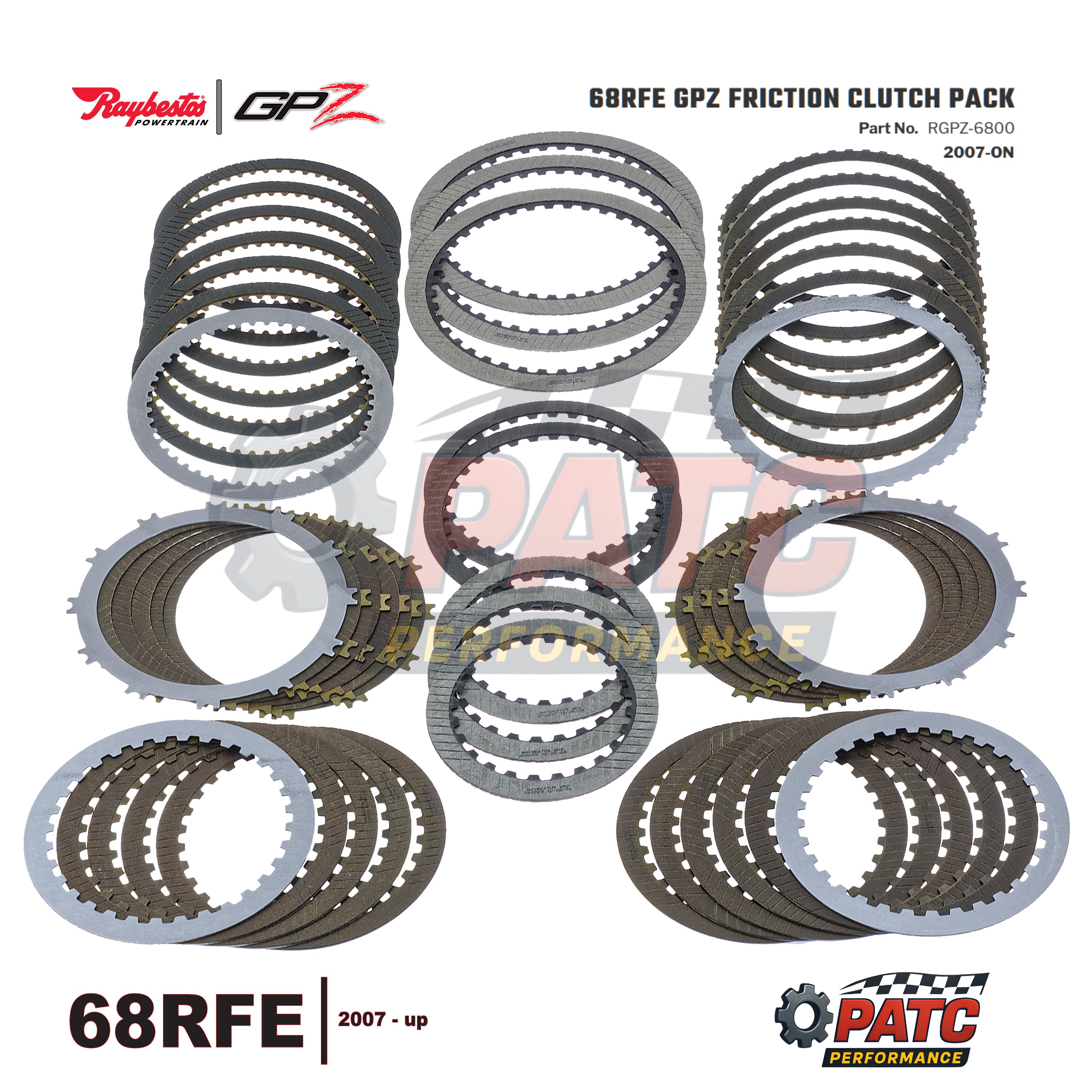 68RFE Performance Clutch Upgrade fits RAM 6.7L Cummins 2007-up