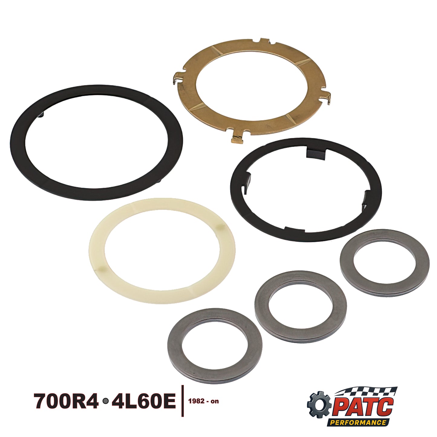 700R4 (4L60) 4L60E Thrust Washer-Spacer Kit 1982-2003