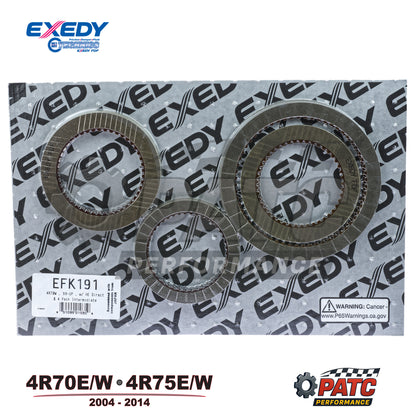 1996-2014 4R70E 4R75 Transmission Friction Clutches - Premium OEM
