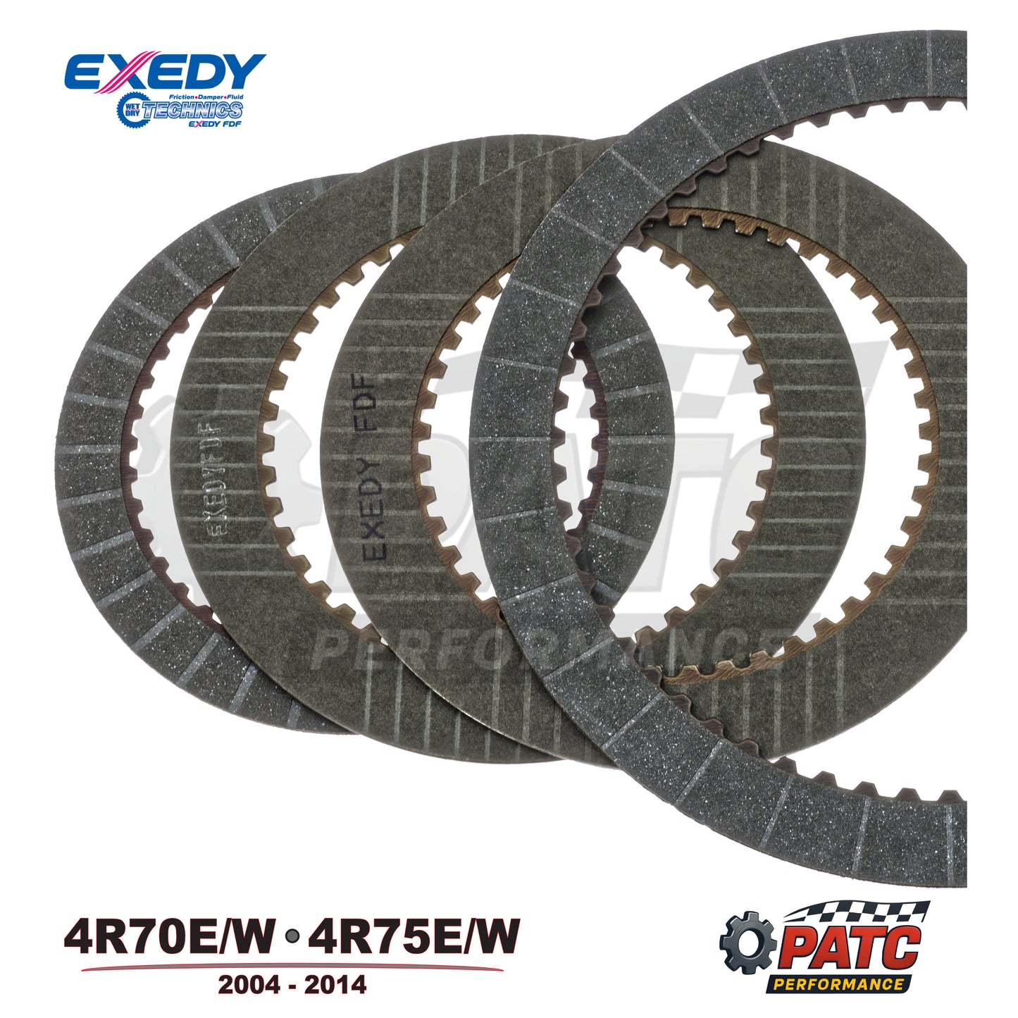 1996-2014 4R70E 4R75 Transmission Friction Clutches - Premium OEM