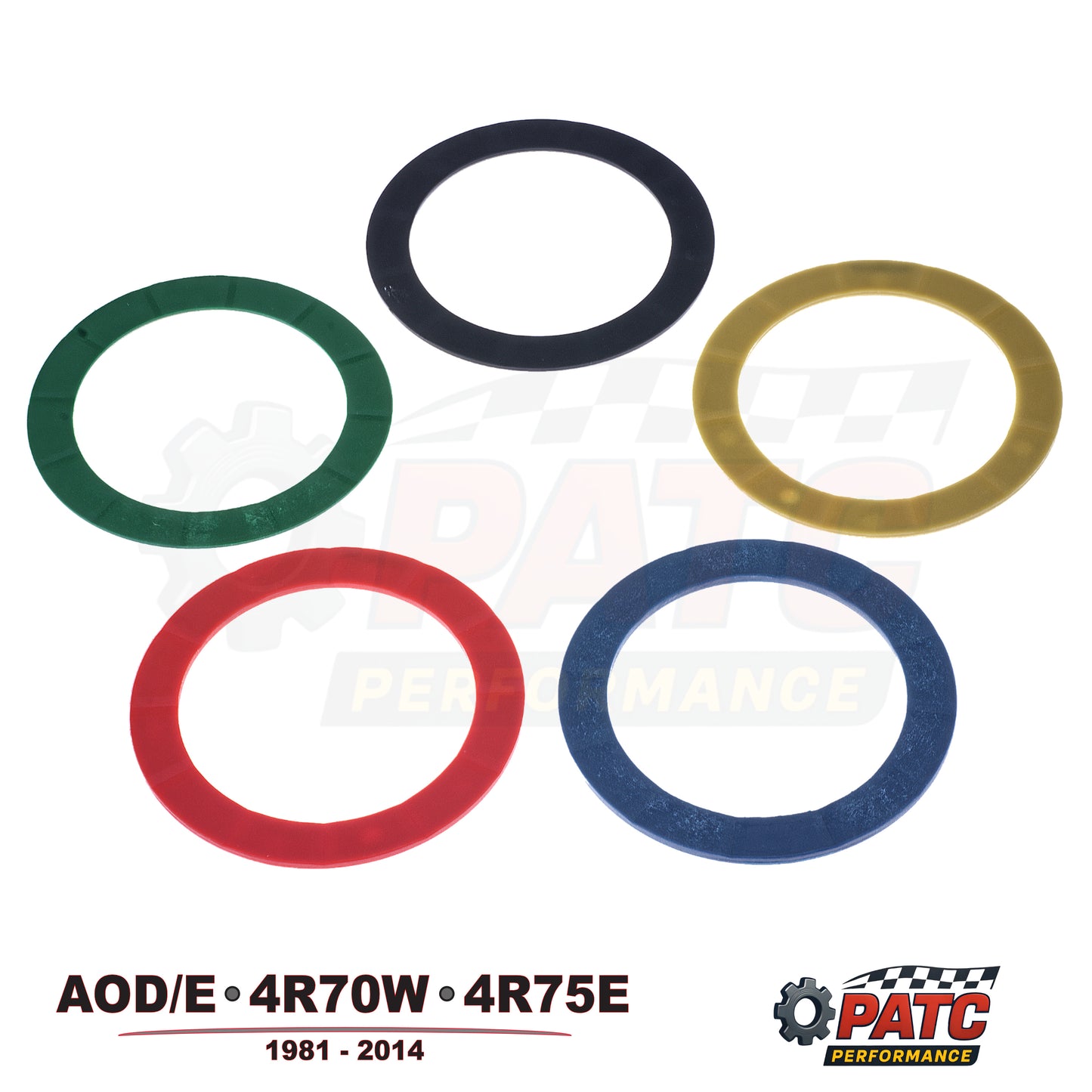 AOD AODE 4R70W Thrust Washer Kit Selectives Plastic 1981-2014
