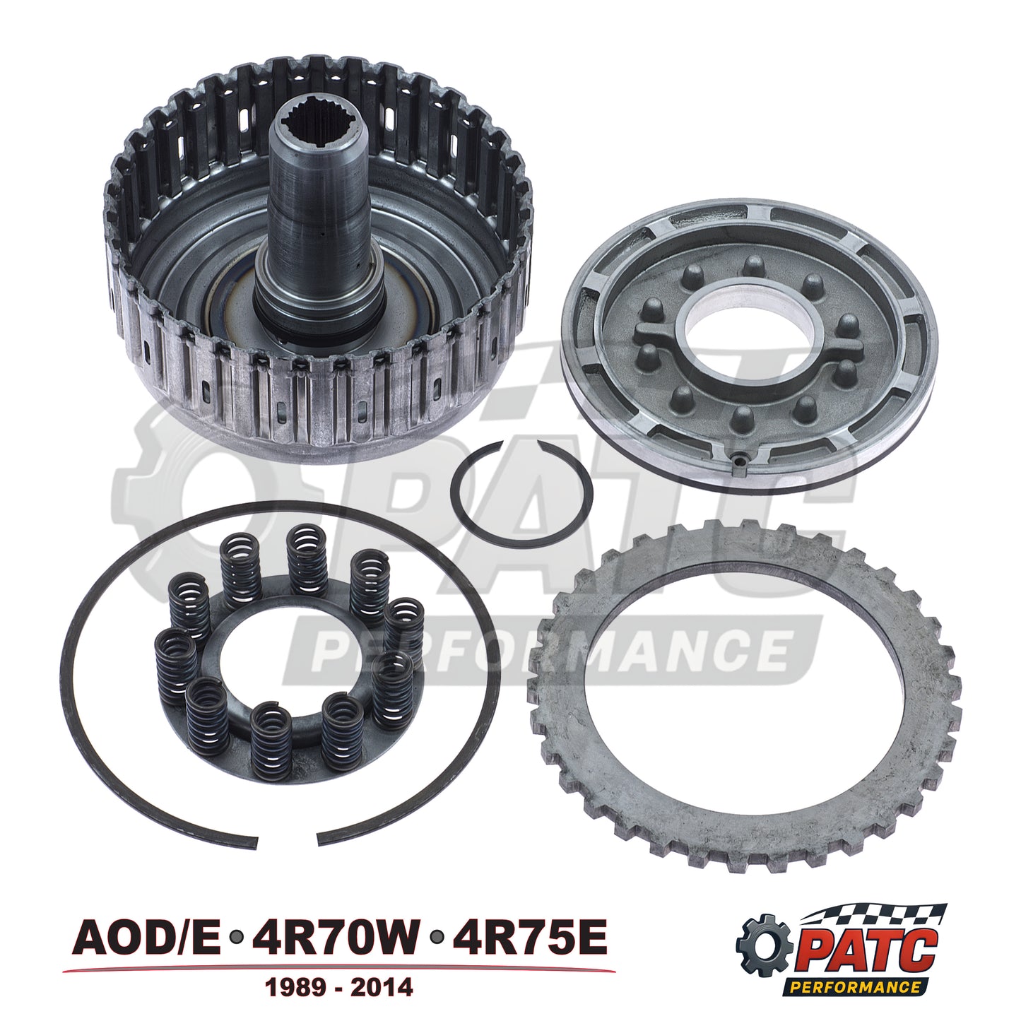 1989-Up AOD/E 4R70W 4R70E 4R75 Direct Drum, Stamped Steel with Piston Kit