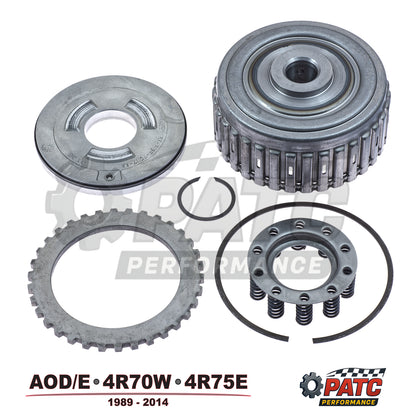 1989-Up AOD/E 4R70W 4R70E 4R75 Direct Drum, Stamped Steel with Piston Kit