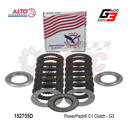 Allison 1000 / 2000 Performance C1 Clutch Kit PowerPack® Alto G3 Frictions (152755D)