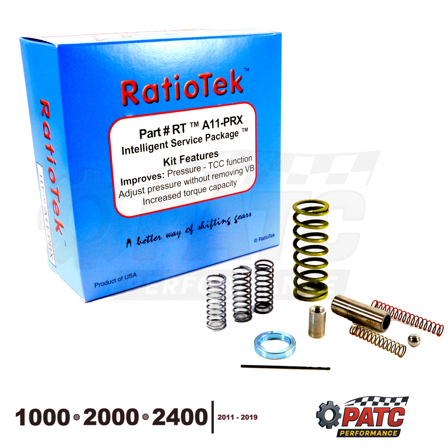 2011-19 Allison 1000 / 2000 Performance Valve Body TransTuner Kit RatioTek RT-A11-PRX
