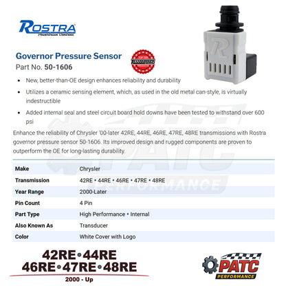 46RE 47RE 48RE Performance High Pressure Solenoid Upgrade Set 2000 & Up