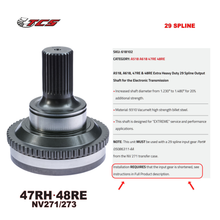 A618 47RE 48RE Output Shaft HD Billet Steel Upgrade 29 spline fits Dodge 1995+