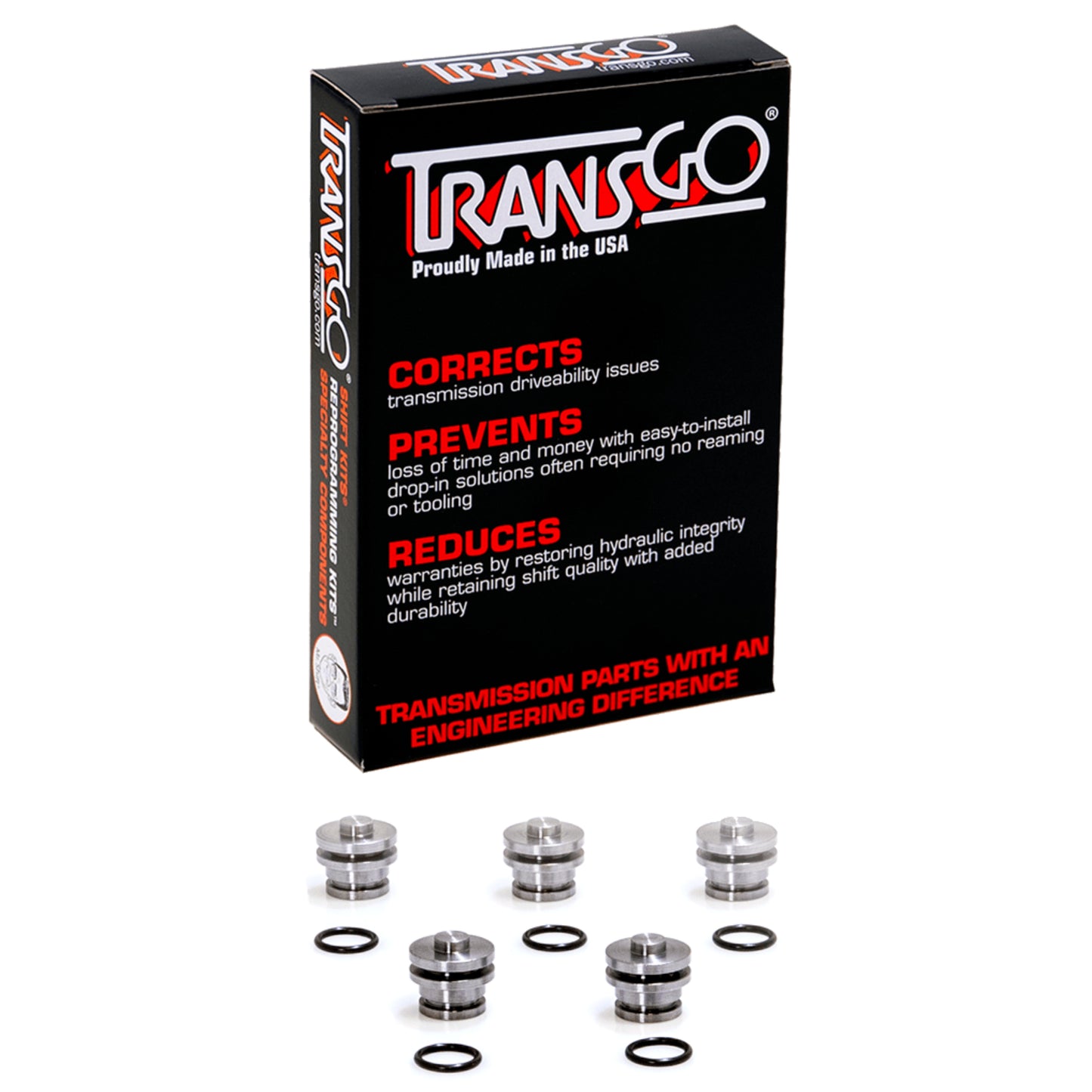 5R110W TorqShift Valve Body Pressure Switch Plug Kit - TransGo 5R1-PLUG-PS