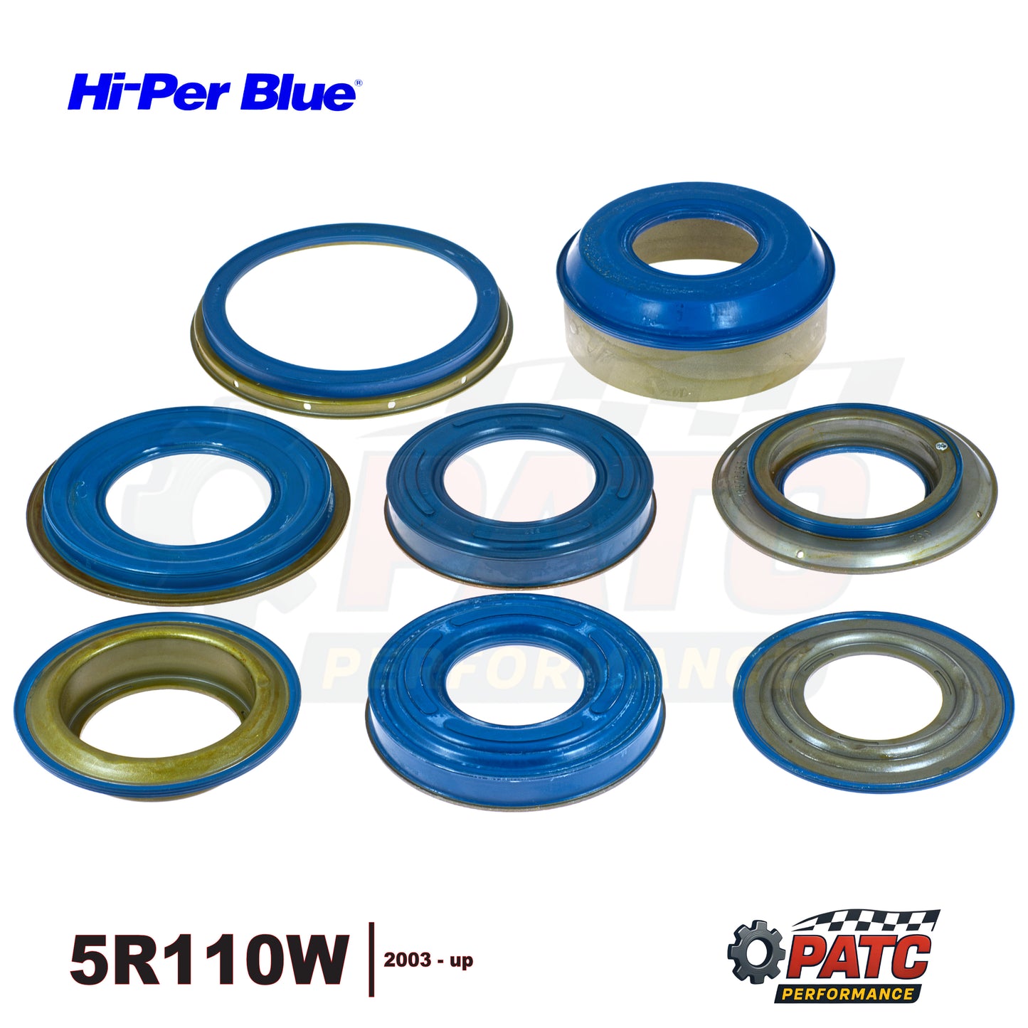5R110W Performance - Bonded Piston Set - Hi-Per Blue