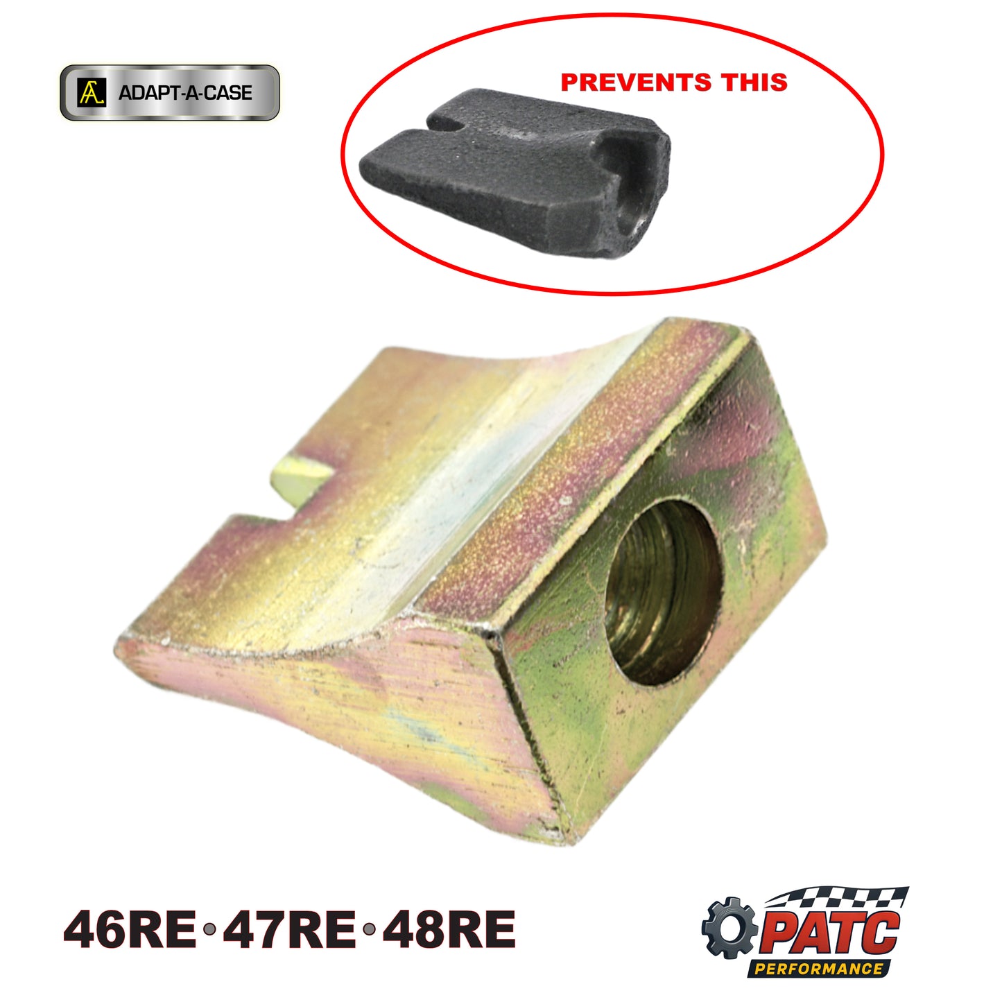 46RE 47RE 48RE Billet Steel Band Anchor - Power Wedge | Adapt-A-Case PW-518AC