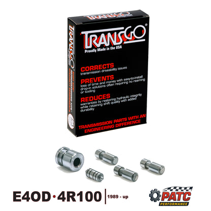 E4OD - 4R100 Accumulator Body Shift Valves | TransGo E4-VL-LR3