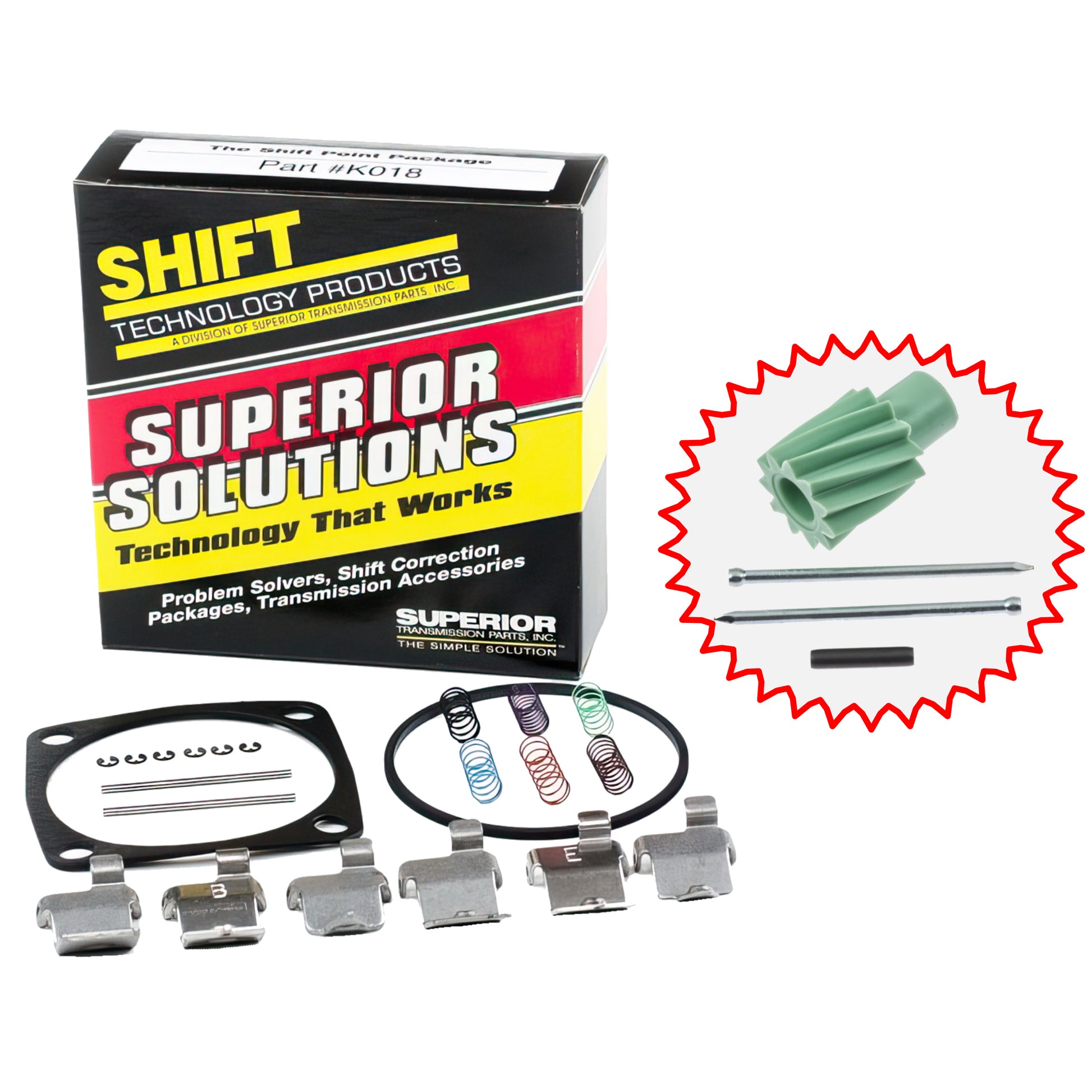 TH400 Shift Point Tuning Kit - Governor Gear, Springs, Weights